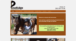 Desktop Screenshot of pineridgeponies.com